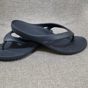 Crocs Kadie II Flip Flops  Navy Blue - 8W